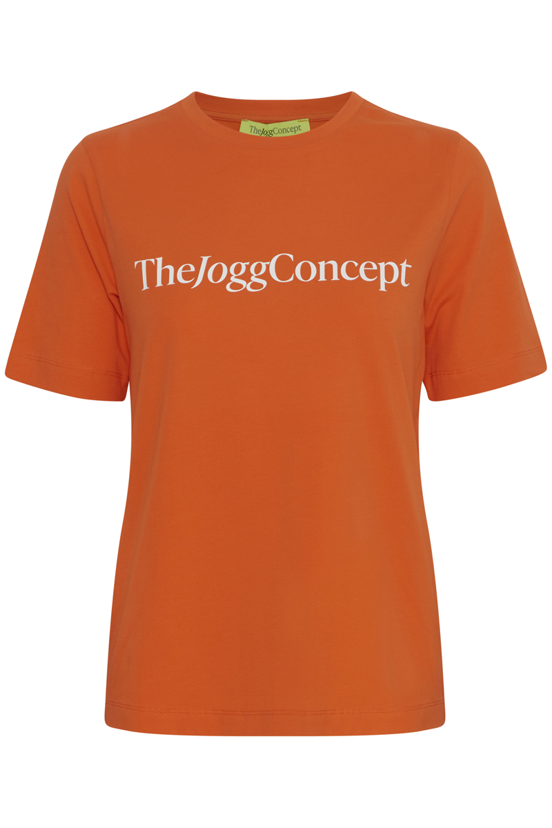 The Jogg Concept JC SIMONA LOGO TSHIRT - JERSEY Oranje-1 1