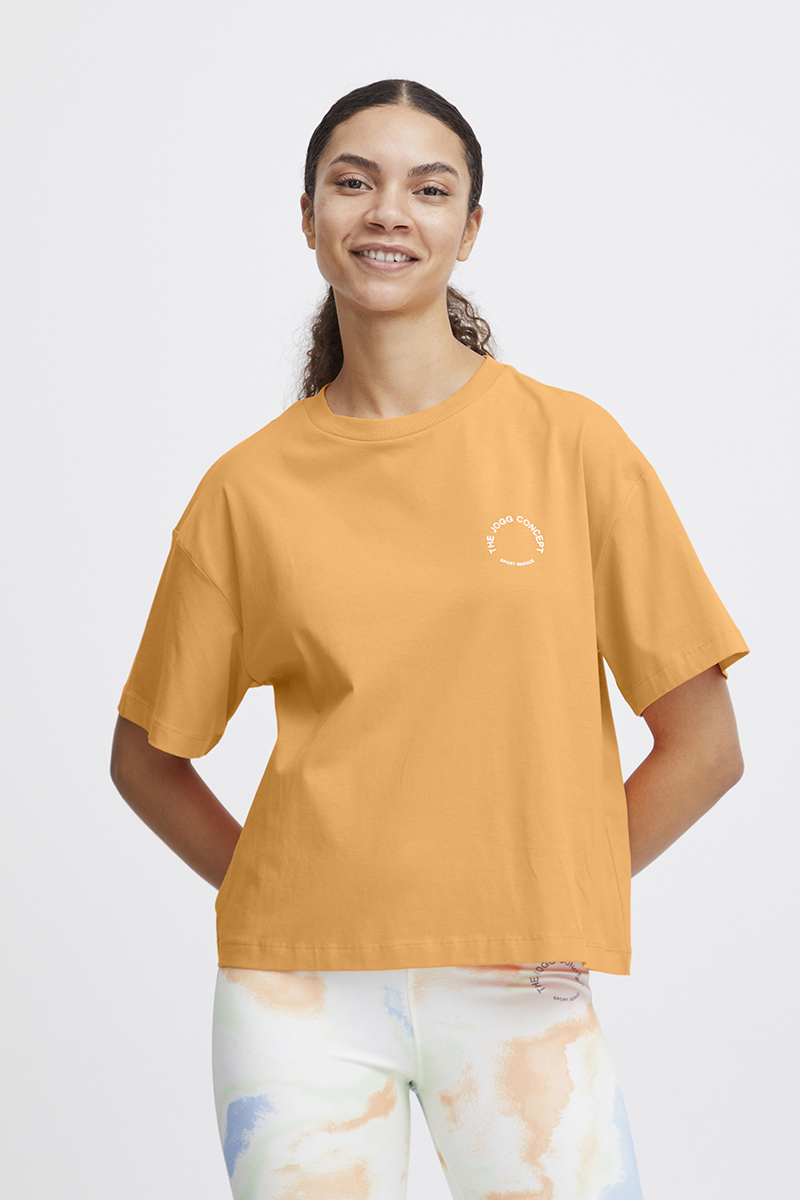 The Jogg Concept JC SIMONA BOX TSHIRT - JERSEY Oranje-1 2