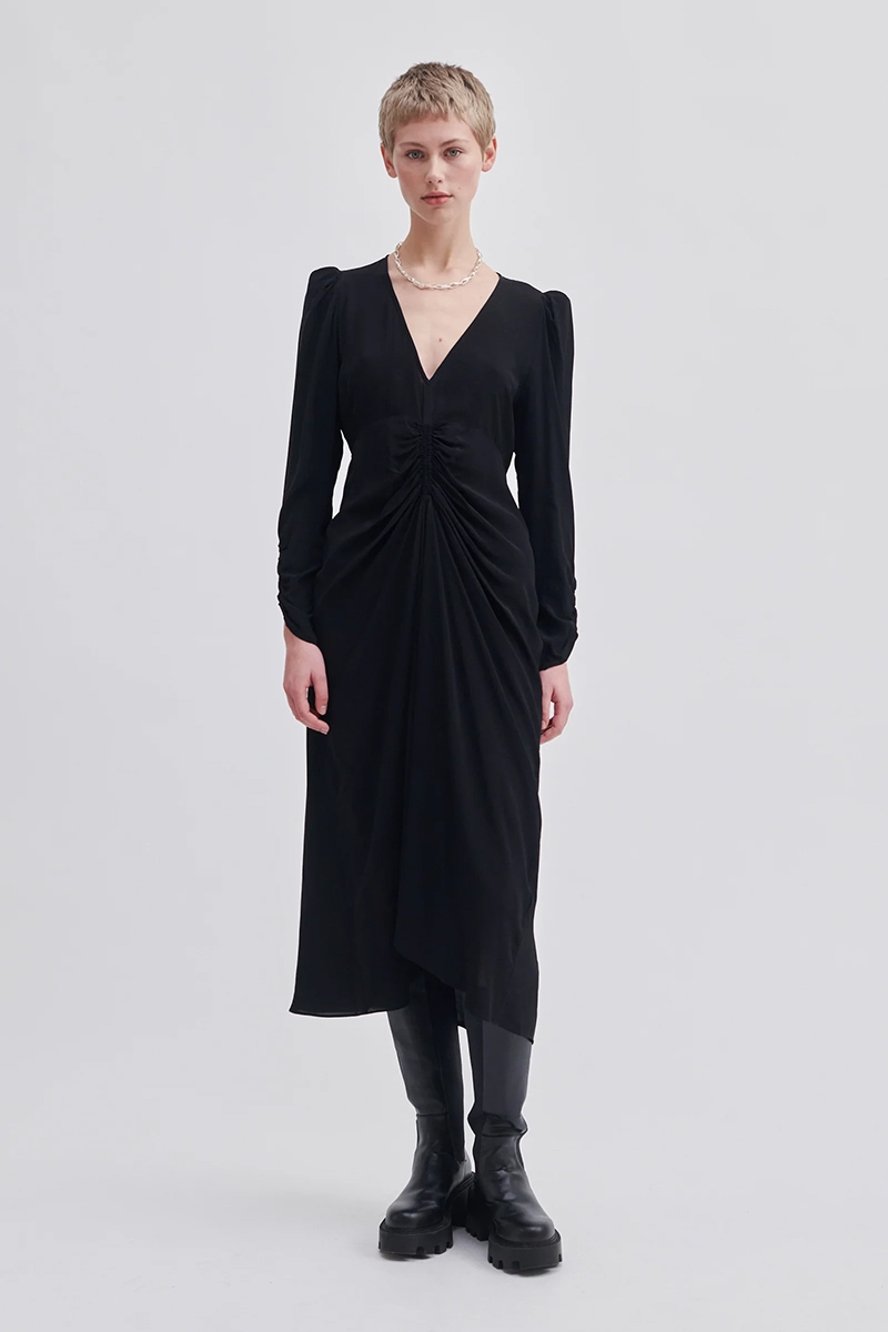 Second Female Parisa Maxi dress Zwart-1 2