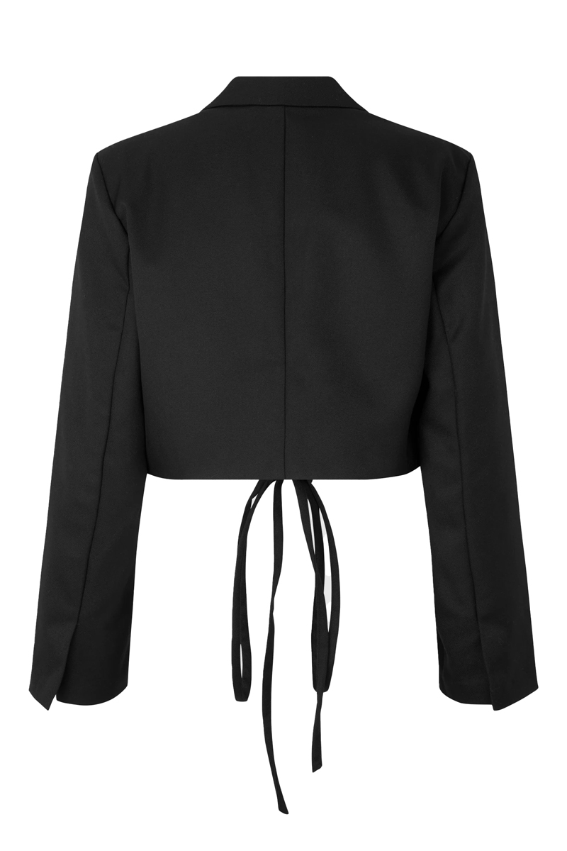 Second Female Almanda cropped blazer Zwart-1 4