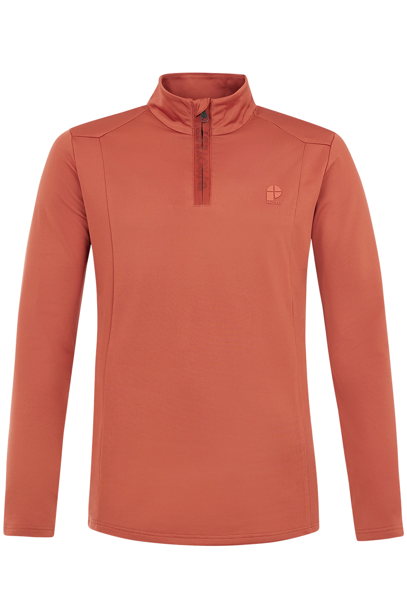 Protest WILL 1/4 ZIP TOP Oranje-1 1