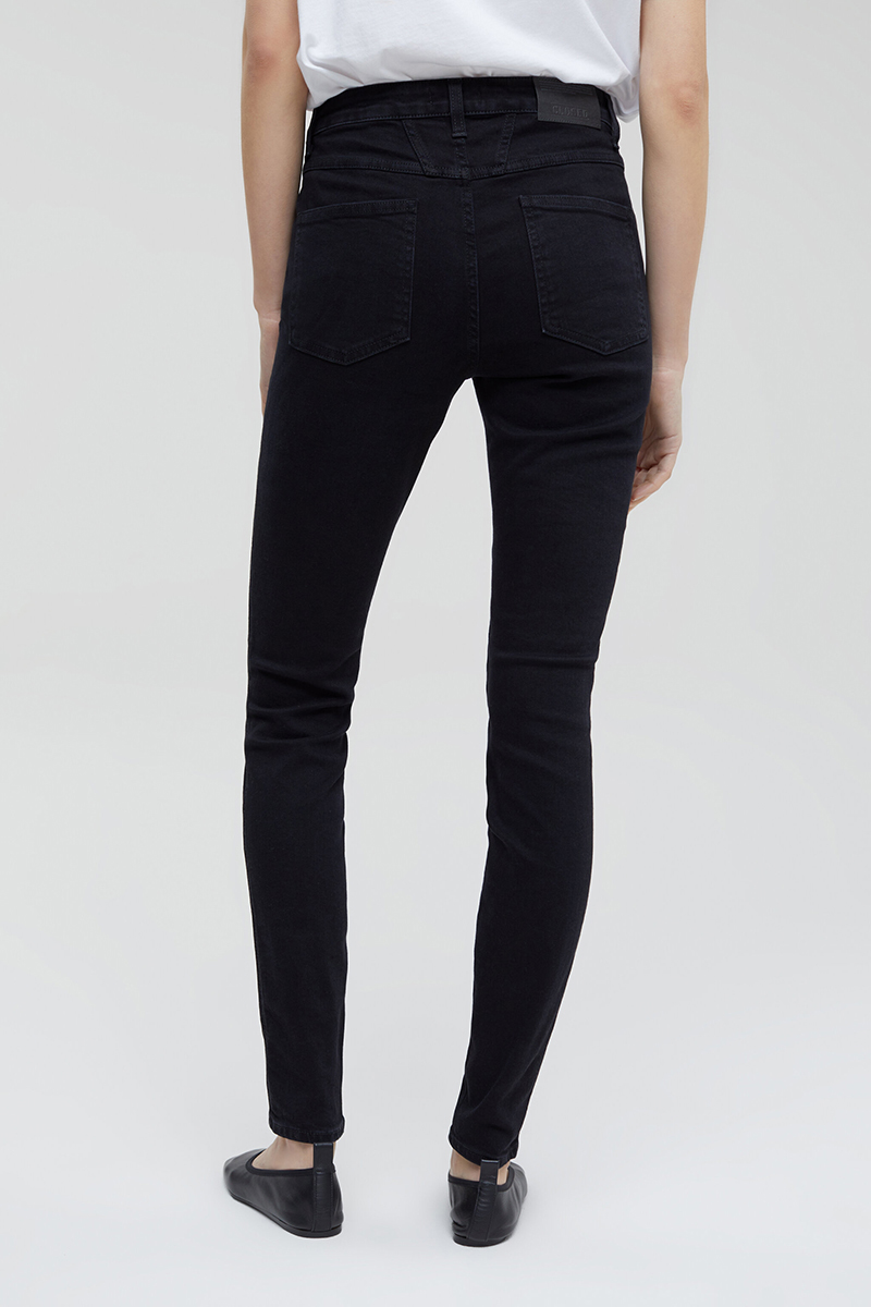 Closed SKINNY PUSHER LONG Zwart-1 3