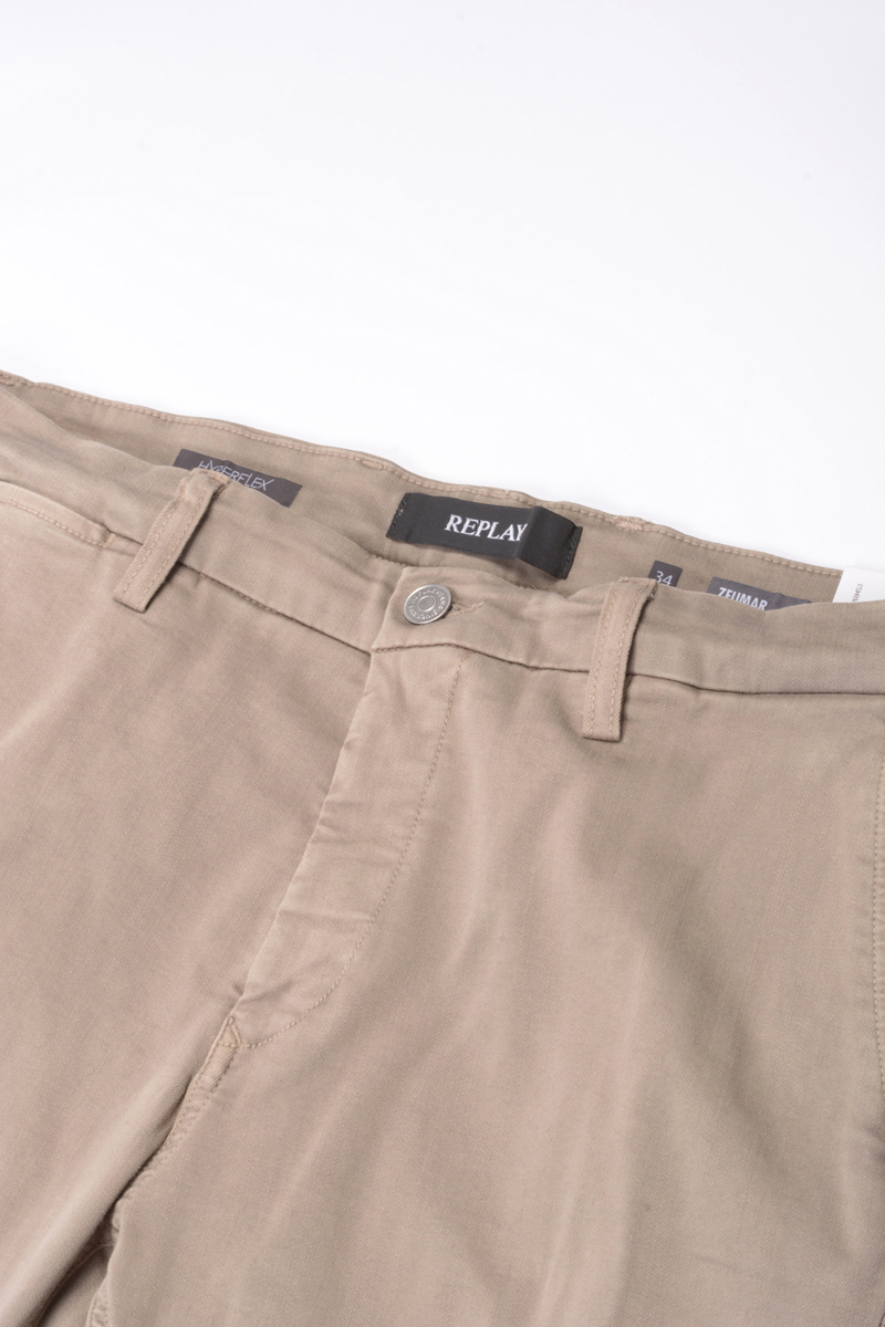 Replay ZEUMAR pants bruin/beige-1 2