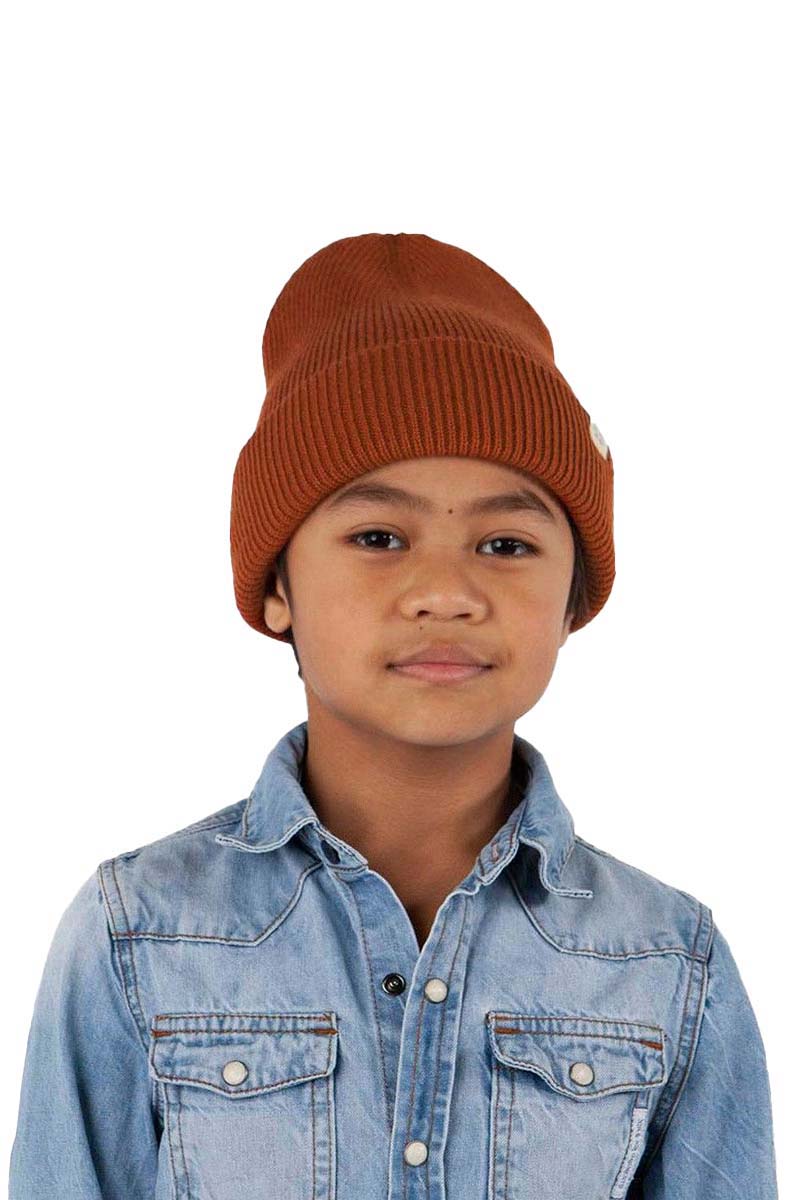 Barts Kinabalu Beanie Kids bruin/beige 2