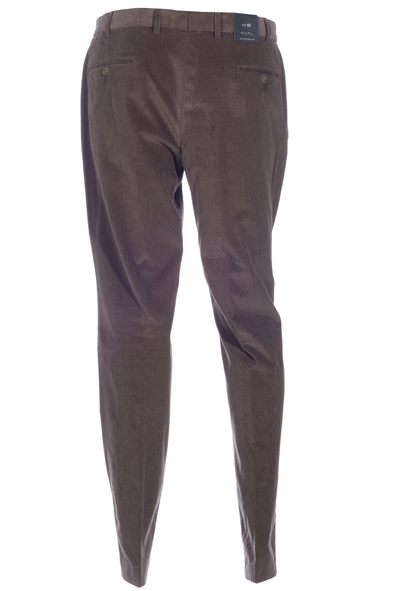 Hiltl H-Hose Baumwolle lang bruin/beige-1 2